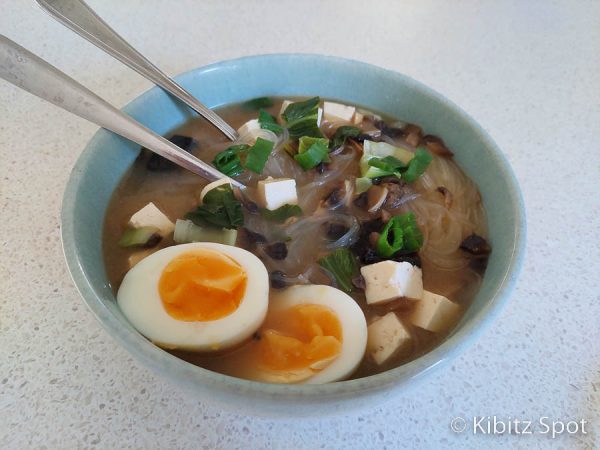 Tofu Mushroom And Bok Choy Miso Soup A Simple Breakfast