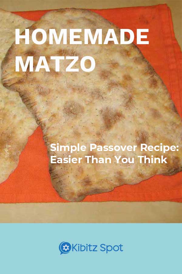 Make Your Own Matzo with this Easy Matzo Recipe • Kibitz Spot