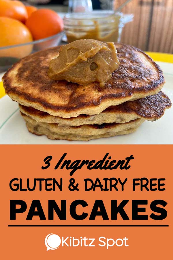 Delicious 3-Ingredient Gluten and Dairy-Free Pancakes