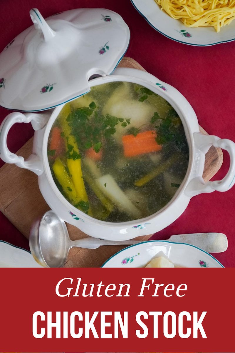 Easy Gluten Free Chicken Stock Our Base For Soups And Other Recipes   Gluten Free Chicken Stock 