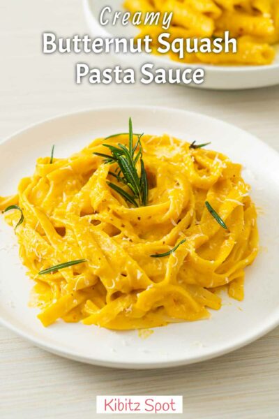 Learn to make a creamy butternut squash pasta sauce with roasted squash and Parmesan. This gluten-free recipe is perfect for a comforting and delicious meal.