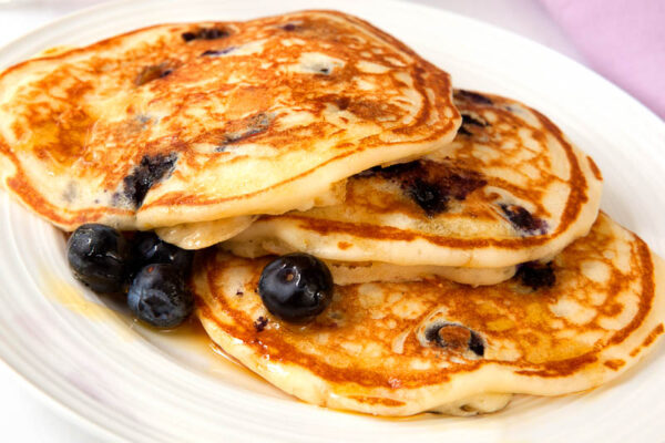 Lemon berry pancakes