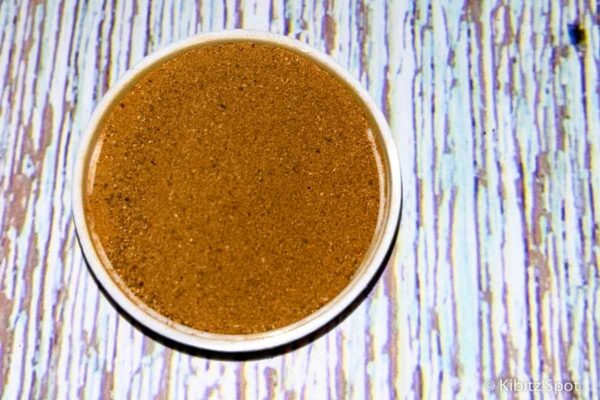 Bowl of chai latte spice mix