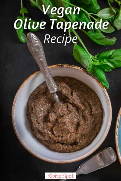 Try this easy vegan olive tapenade recipe. It's not just for party's, You can put it on pretty much anything, from pizza to salad, toast to mushrooms.