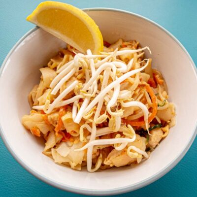 Chicken Pad Thai is one of our favorite gluten free recipes