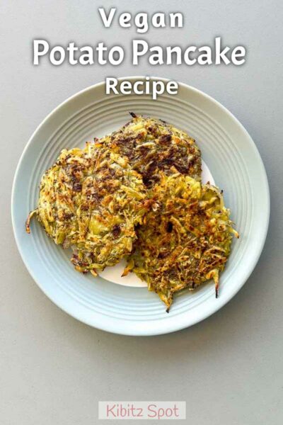 Try these lower in saturated fat, easy, healthy, gluten-free vegan potato pancakes with superfoods. As good as traditional latkes, only healthier.